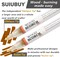 Wood Burning Pen Kit, 4 PCS Scorch Pens Equipped with 4 PCS Replacement Oblique Tip, Chemical Wood Burner Set, Suitable for Beginners of DIY Wood Burning Projects